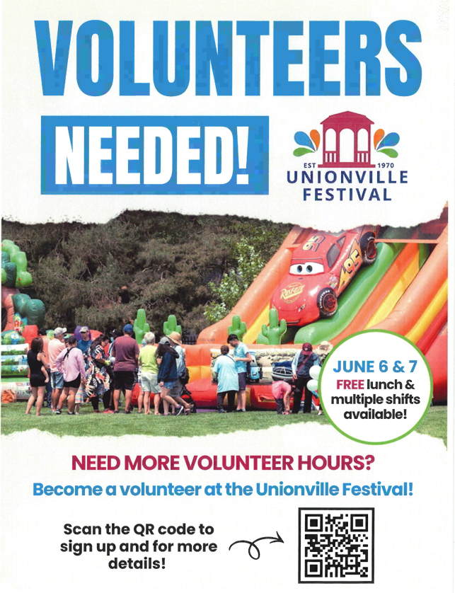 Unionville Festival Volunteer