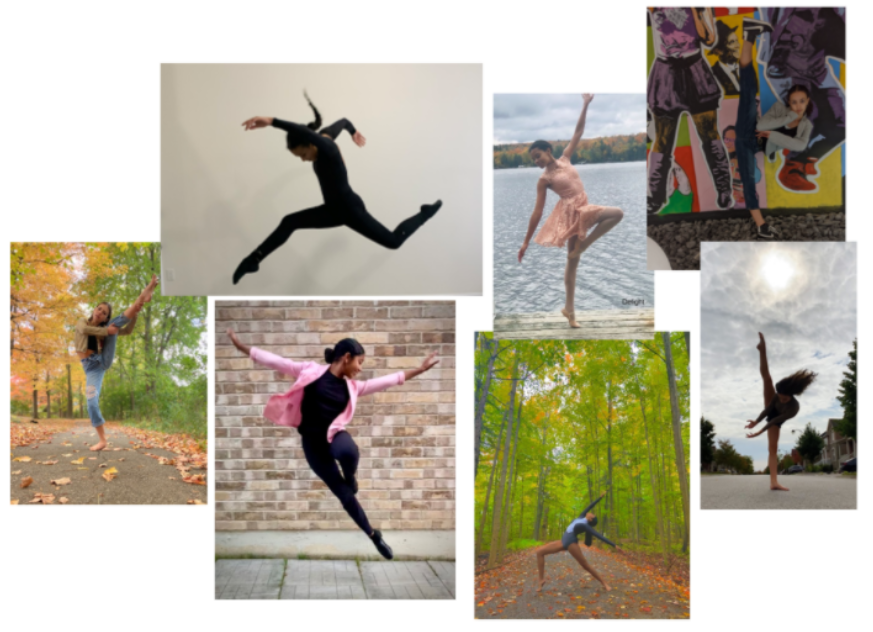 A collage of dancers