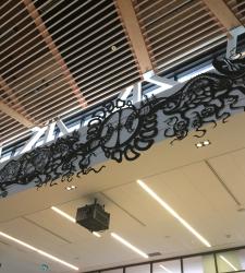 The Aaniin Community Centre mural.